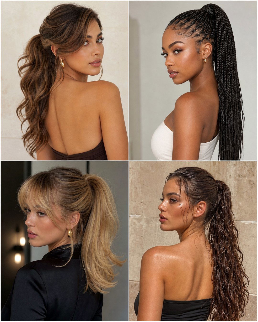 25 Stunning 90s Ponytail Hairstyles Black Hair Ideas