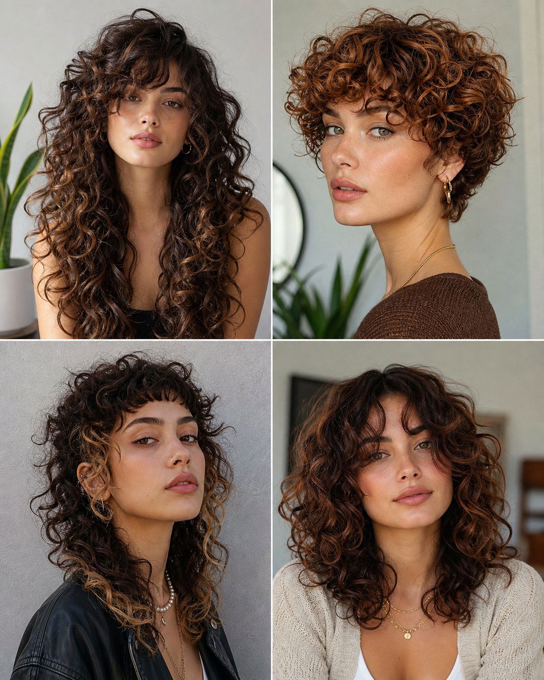 25 Stunning Bang Haircuts for Curly Hair Youll Love