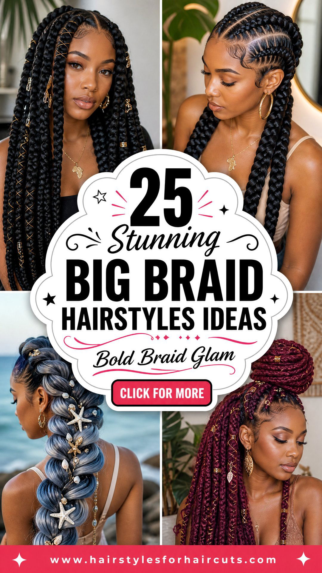 25 Stunning Big Braid Hairstyles for Black Hair - 25 Stunning Big Braid Hairstyles for Black Hair