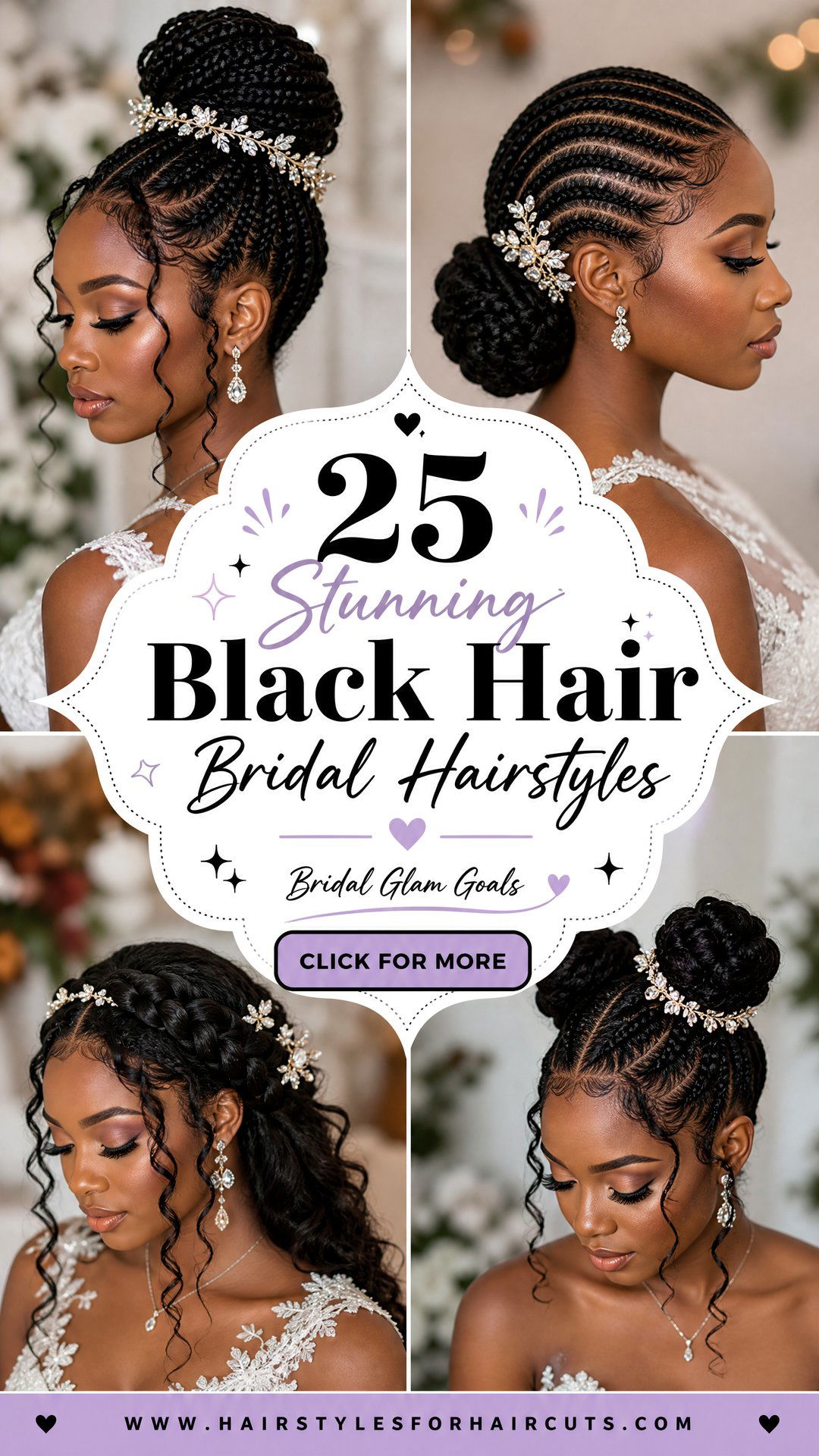 25 Stunning Black Hair Bridal Hairstyles for Your Big Day - 25 Stunning Black Hair Bridal Hairstyles for Your Big Day