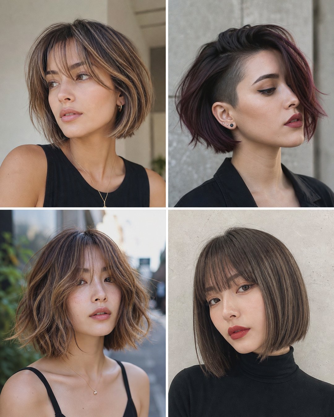 25 Stunning Bob Haircuts With Bangs for Thin Hair