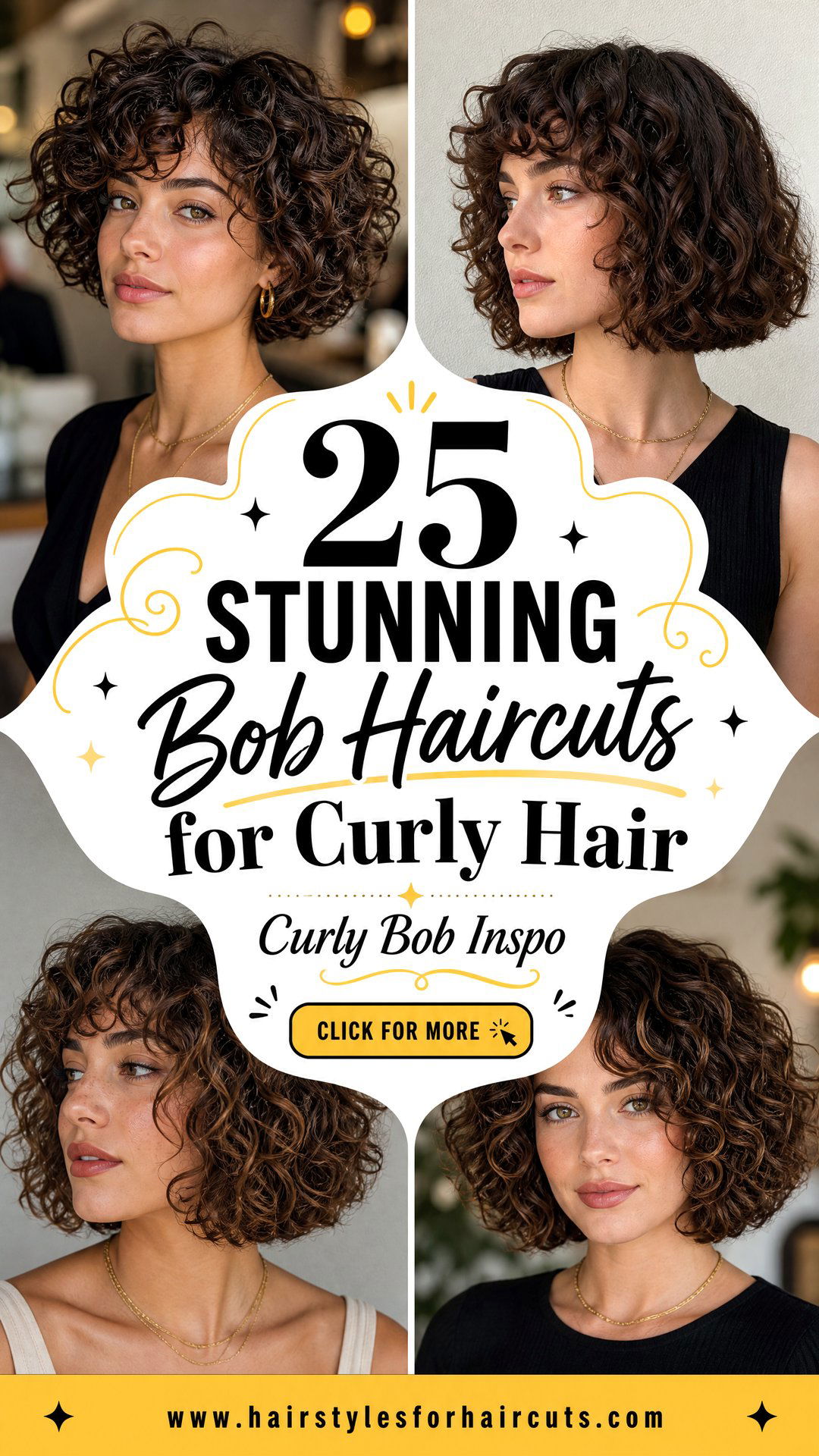 25 Stunning Bob Haircuts for Curly Hair to Inspire You - 25 Stunning Bob Haircuts for Curly Hair to Inspire You