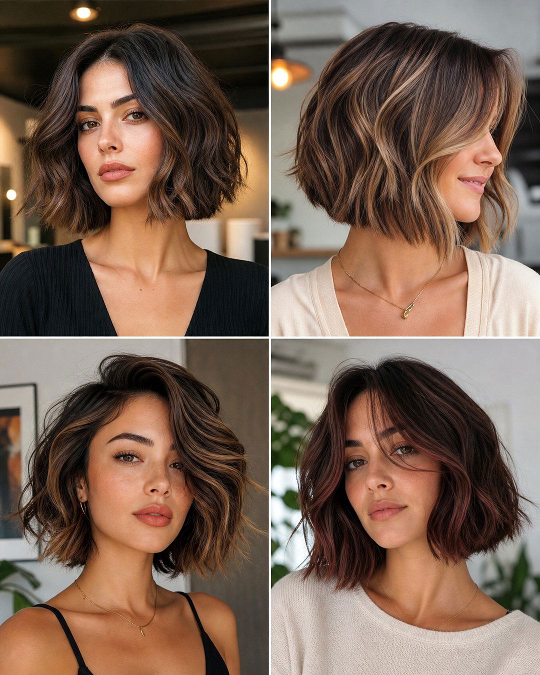 25 Stunning Bob Haircuts for Thick Wavy Hair Ideas