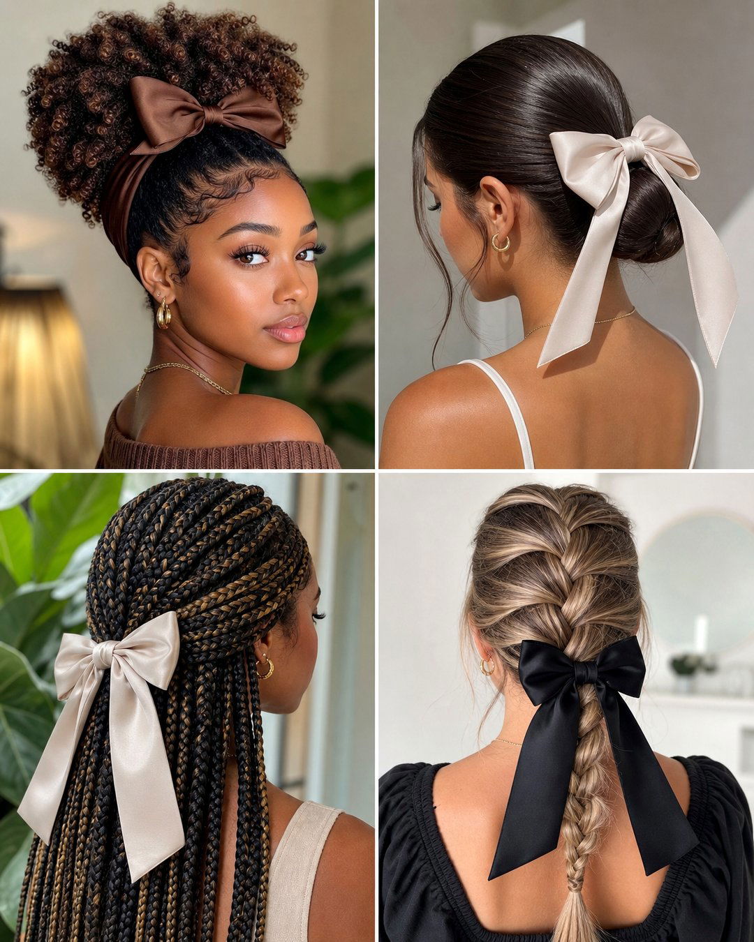 25 Stunning Bow Hairstyles on Black Hair to Try