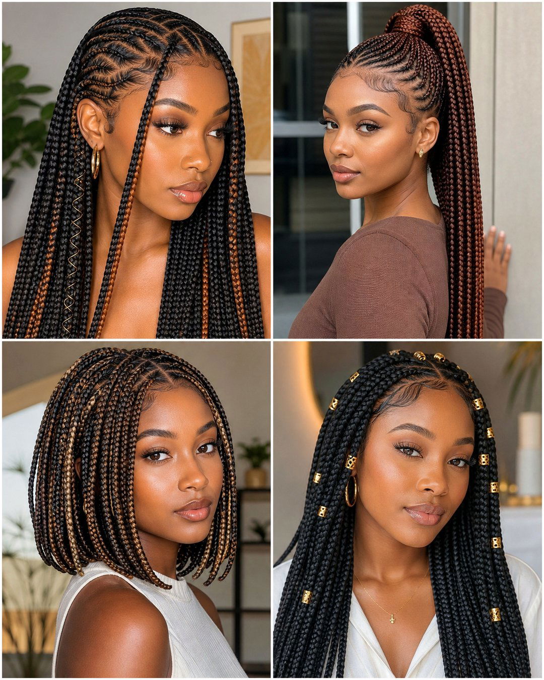 25 Stunning Box Braid Hairstyles to Try This Year
