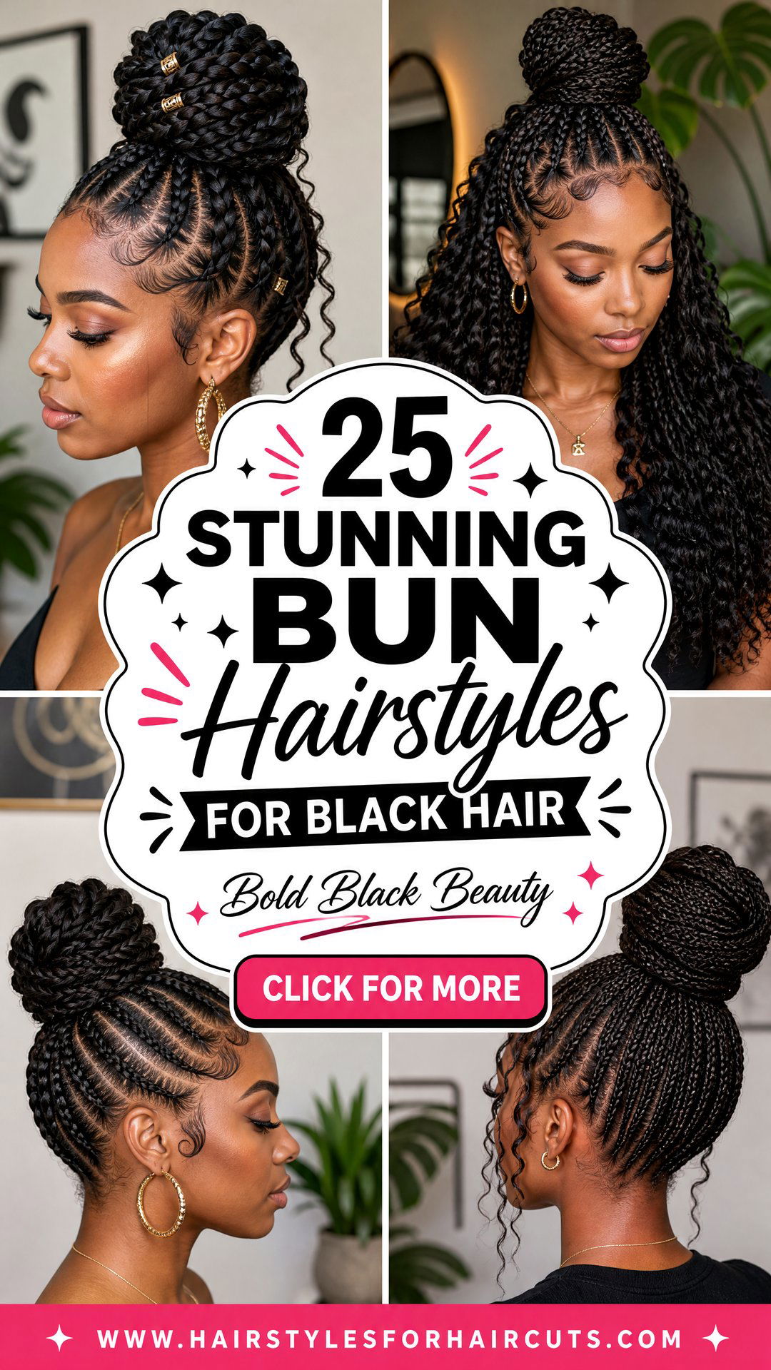 25 Stunning Bun Hairstyles for Black Hair to Try Now - 25 Stunning Bun Hairstyles for Black Hair to Try Now