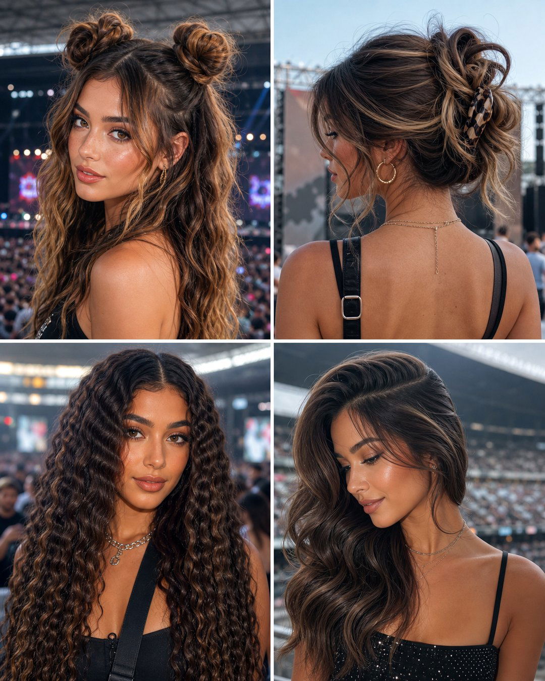 25 Stunning Concert Hairstyles to Rock the Crowd
