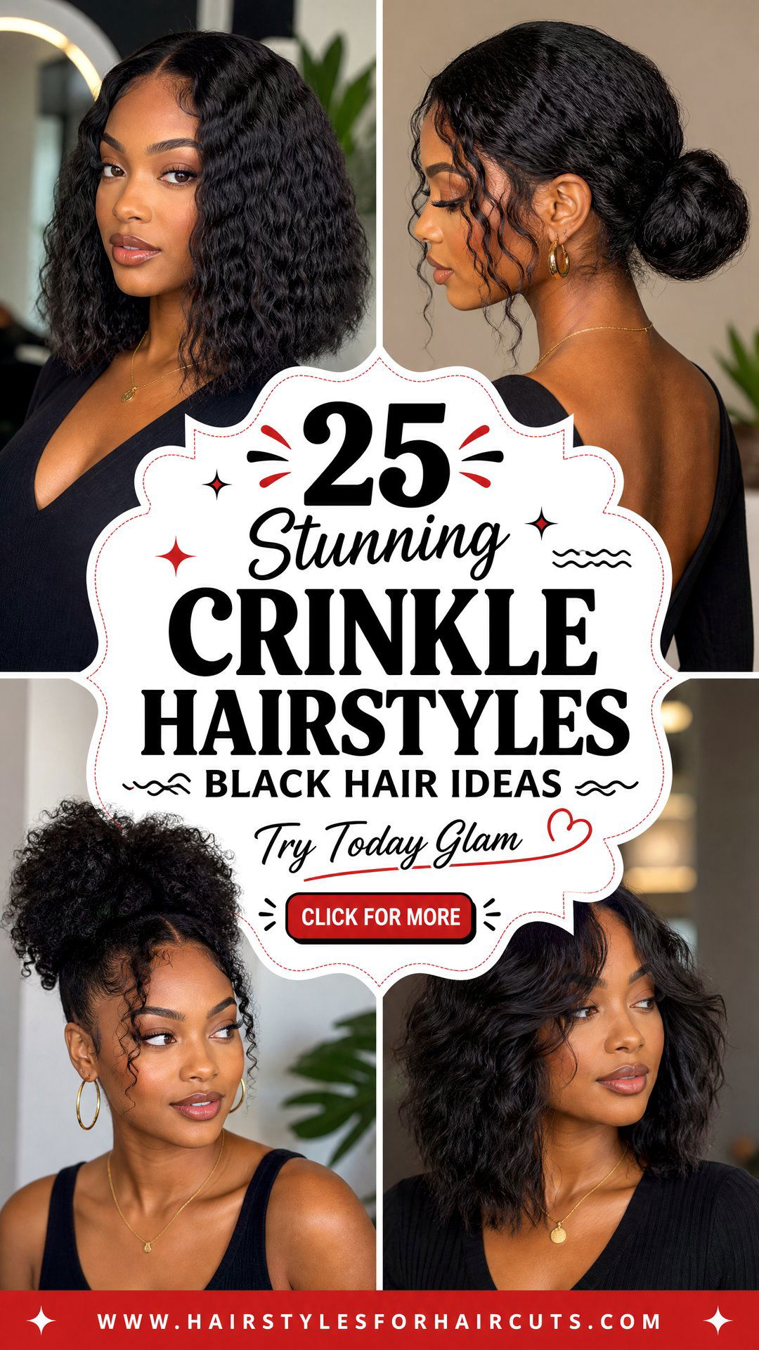 25 Stunning Crinkle Hairstyles Black Hair Ideas to Try - 25 Stunning Crinkle Hairstyles Black Hair Ideas to Try