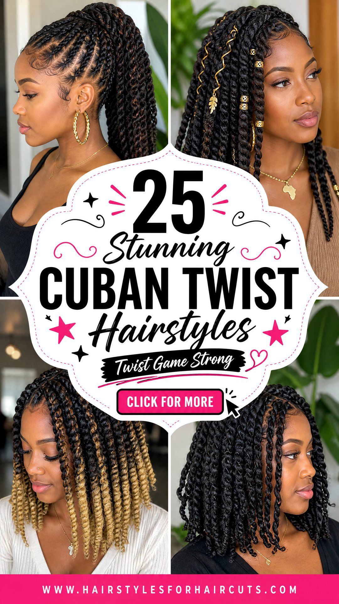 25 Stunning Cuban Twist Hairstyles to Try in 2025 - 25 Stunning Cuban Twist Hairstyles to Try in 2025
