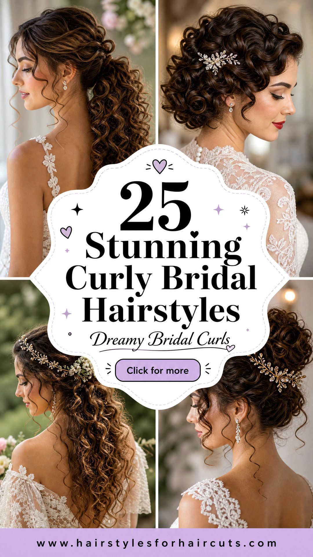 25 Stunning Curly Bridal Hairstyles for Your Big Day - 25 Stunning Curly Bridal Hairstyles for Your Big Day