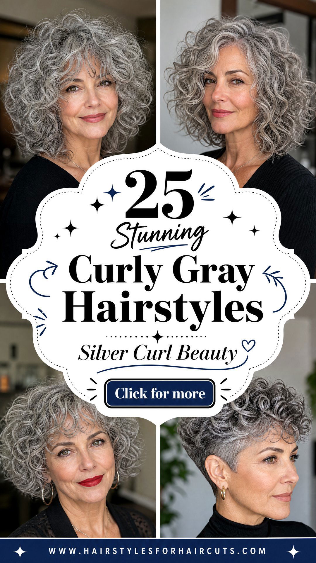 25 Stunning Curly Gray Hairstyles to Embrace Aging - 25 Stunning Curly Gray Hairstyles to Embrace Aging