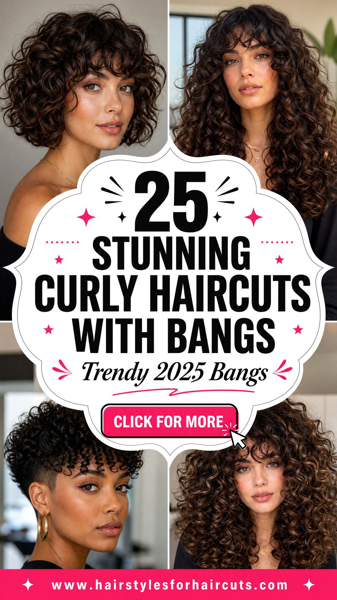 25 Stunning Curly Haircuts With Bangs to Try in 2025 - 25 Stunning Curly Haircuts With Bangs to Try in 2025
