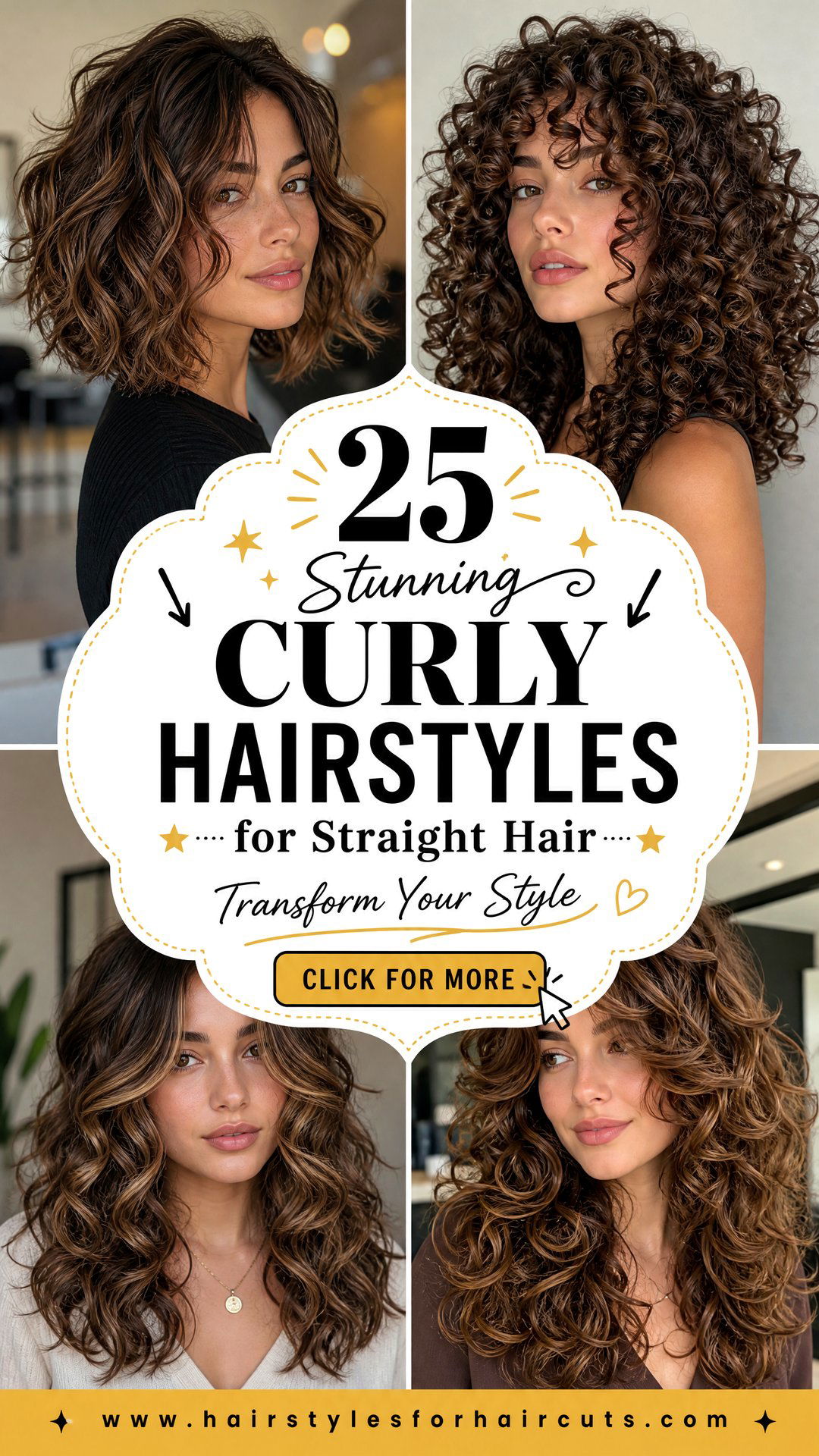 25 Stunning Curly Hairstyles for Straight Hair to Try - 25 Stunning Curly Hairstyles for Straight Hair to Try