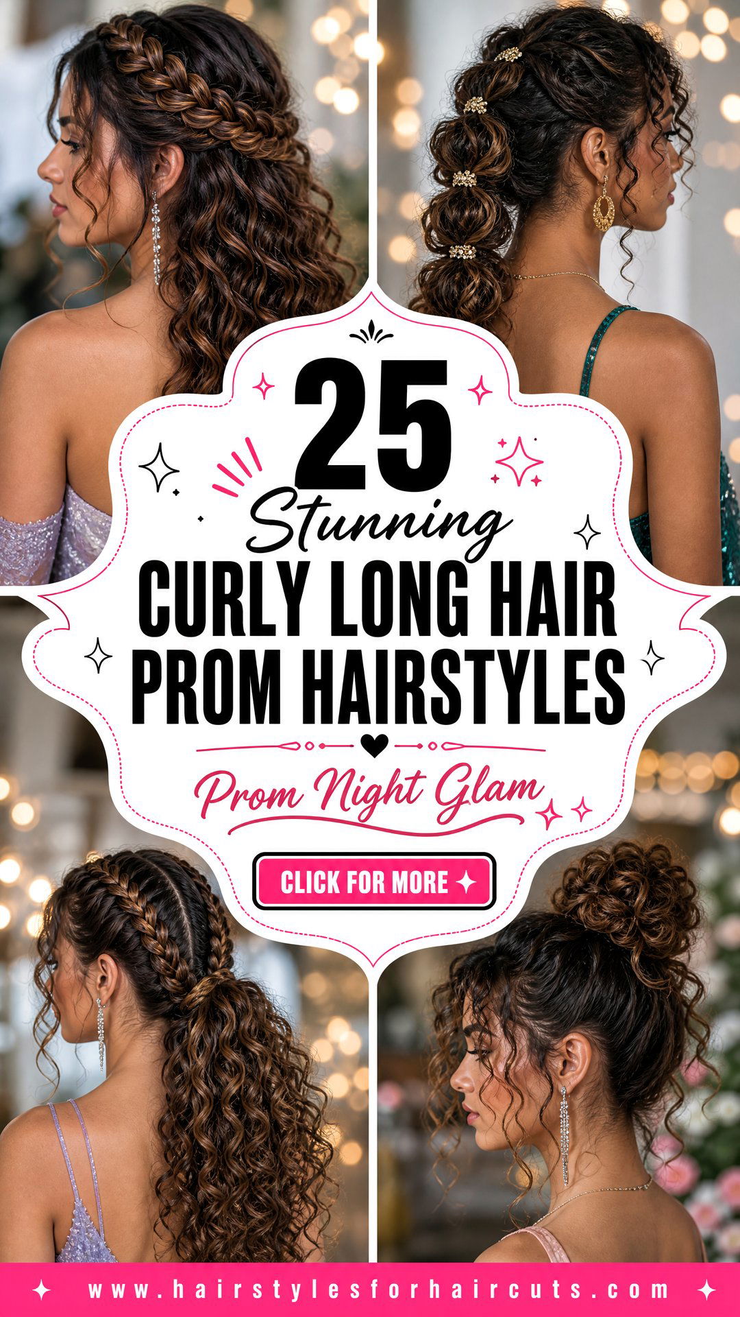 25 Stunning Curly Long Hair Prom Hairstyles to Try - 25 Stunning Curly Long Hair Prom Hairstyles to Try