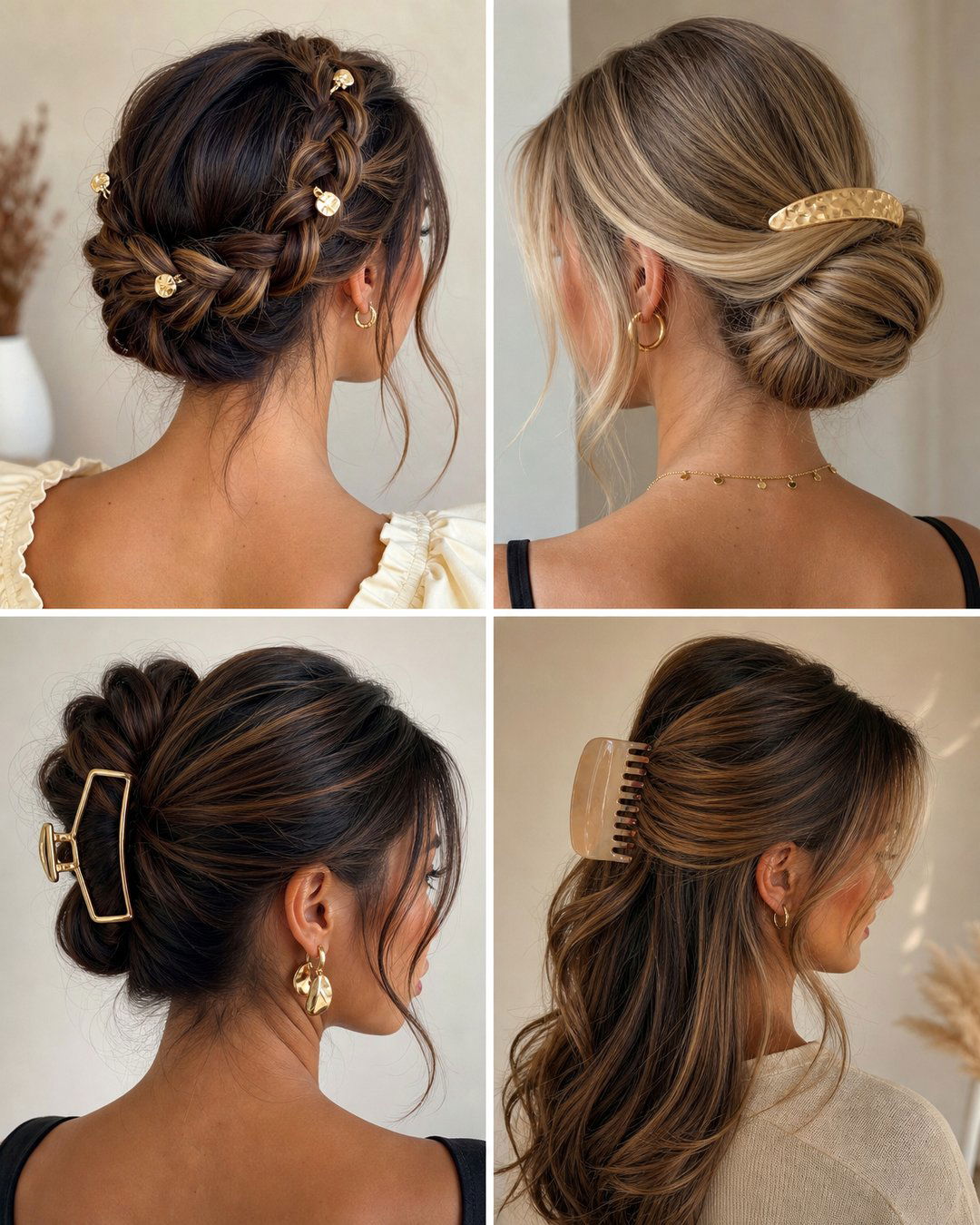 25 Stunning Hair Clip Hairstyles for Long Hair