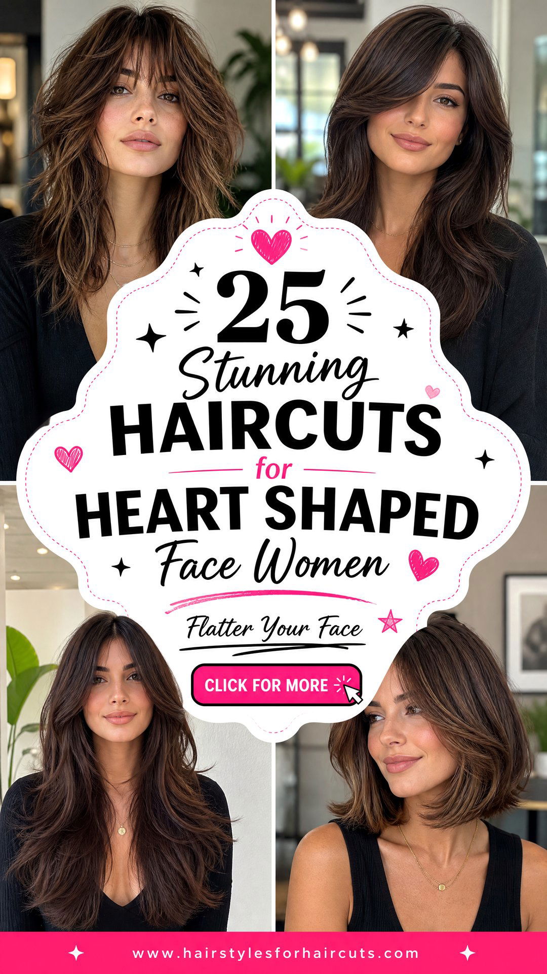 25 Stunning Haircuts for Heart Shaped Face Women - 25 Stunning Haircuts for Heart Shaped Face Women