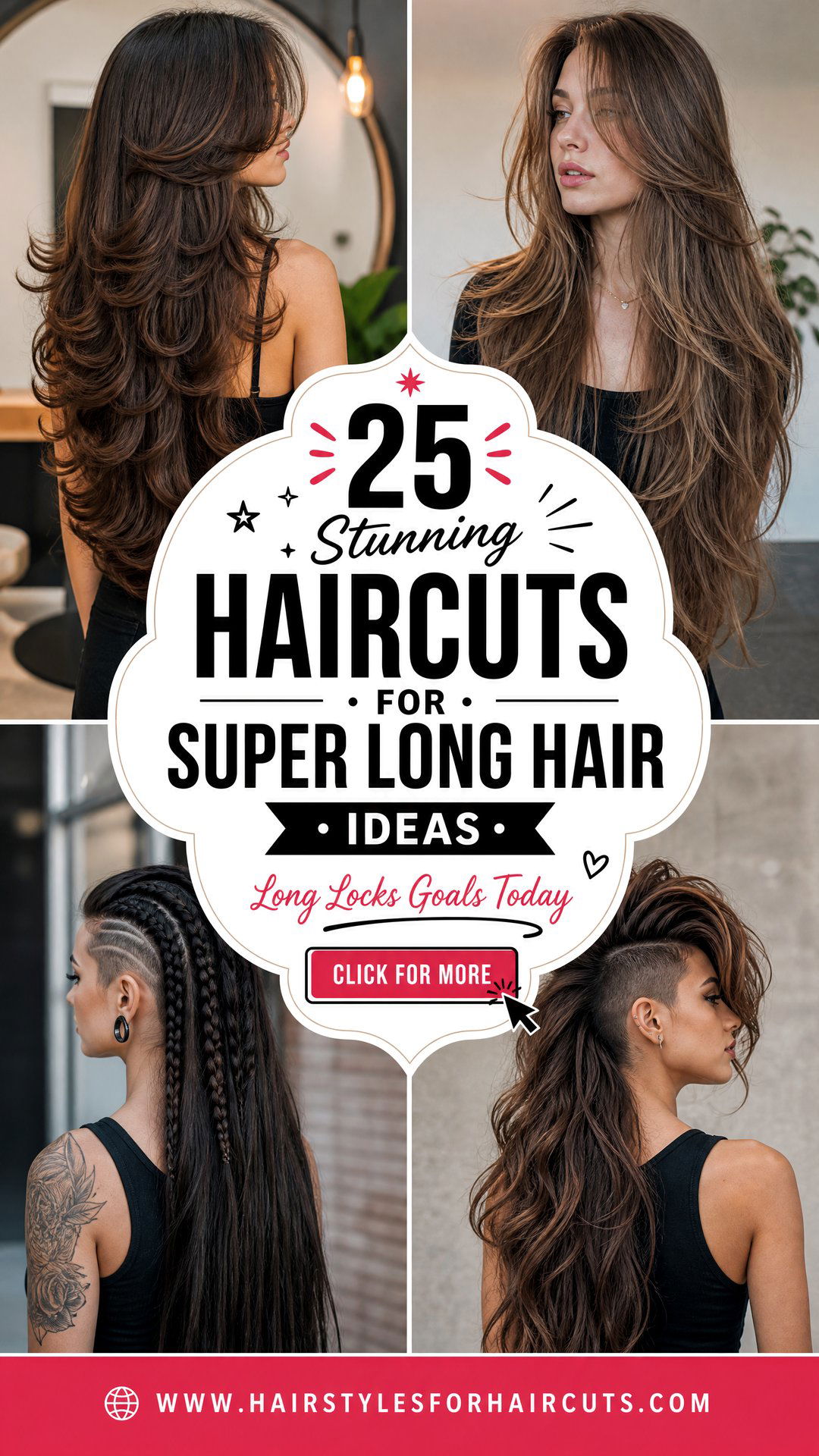 25 Stunning Haircuts for Super Long Hair Ideas - 25 Stunning Haircuts for Super Long Hair Ideas