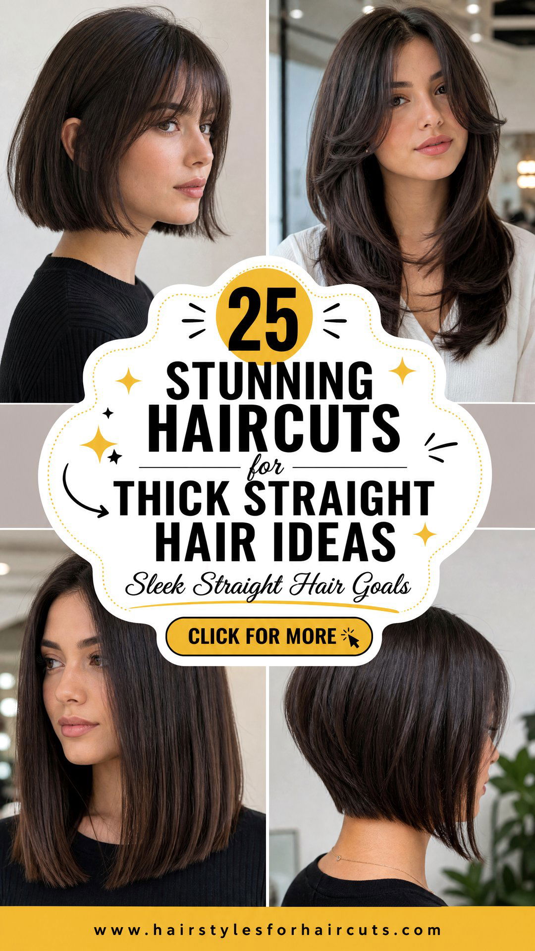 25 Stunning Haircuts for Thick Straight Hair Ideas - 25 Stunning Haircuts for Thick Straight Hair Ideas