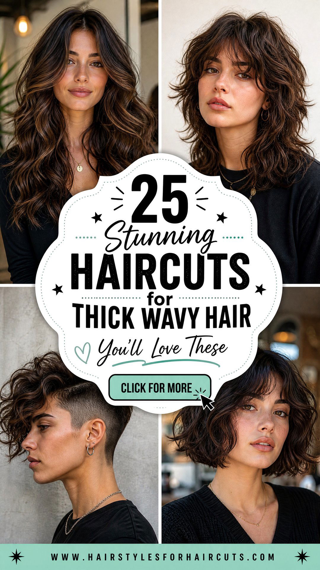 25 Stunning Haircuts for Thick Wavy Hair Youll Love - 25 Stunning Haircuts for Thick Wavy Hair You’ll Love