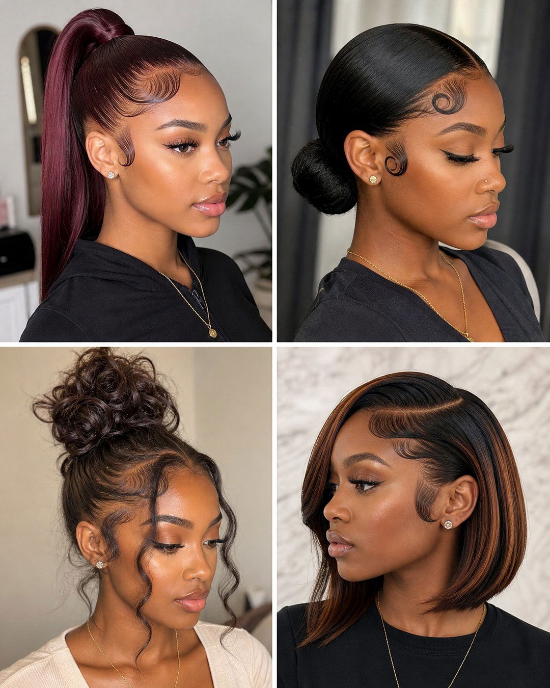 25 Stunning Hairstyles With Edges to Try Now