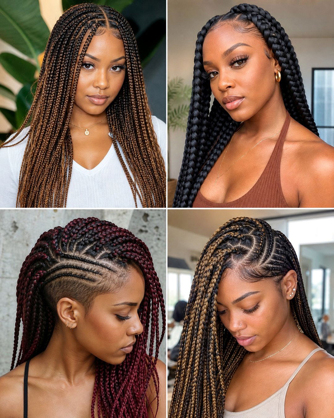 25 Stunning Hairstyles for Black Girls Braids to Try