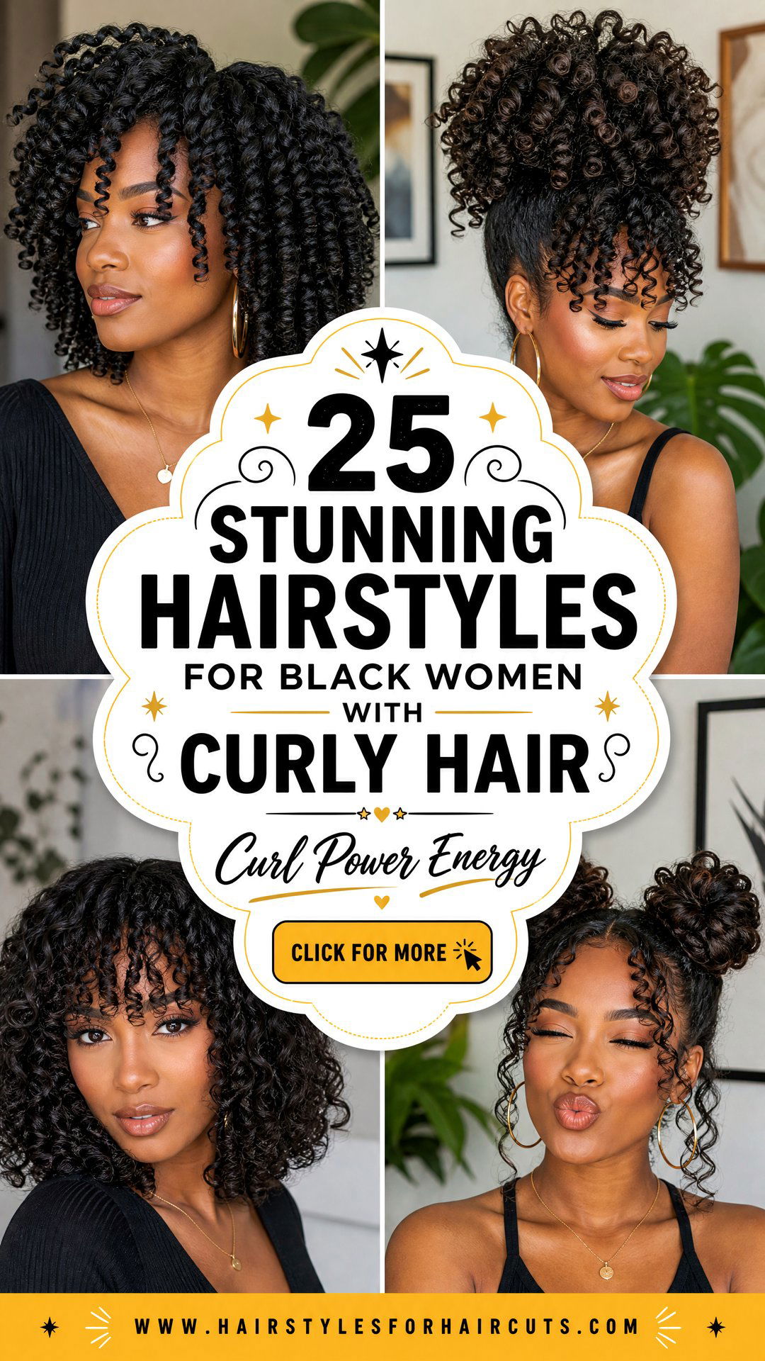 25 Stunning Hairstyles for Black Women With Curly Hair - 25 Stunning Hairstyles for Black Women With Curly Hair