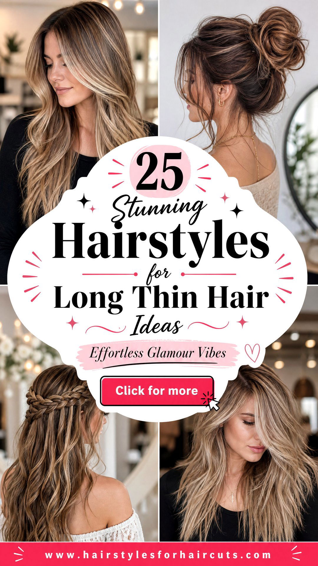 25 Stunning Hairstyles for Long Thin Hair Women - 25 Stunning Hairstyles for Long Thin Hair Women