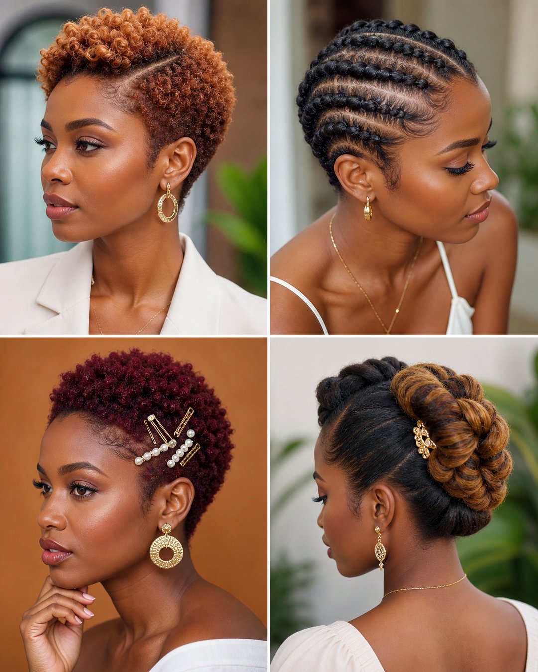 25 Stunning Hairstyles for Short Natural Hair 4C