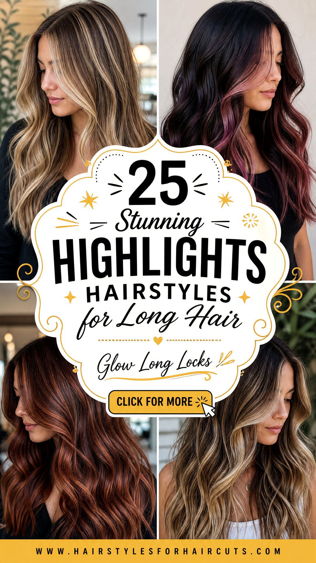 25 Stunning Highlights Hairstyles for Long Hair - 25 Stunning Highlights Hairstyles for Long Hair