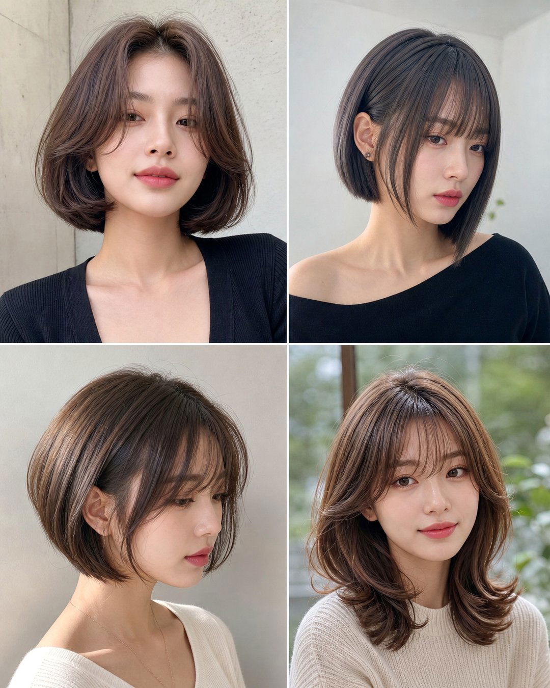 25 Stunning Korean Hairstyles With Bangs to Try in 2024