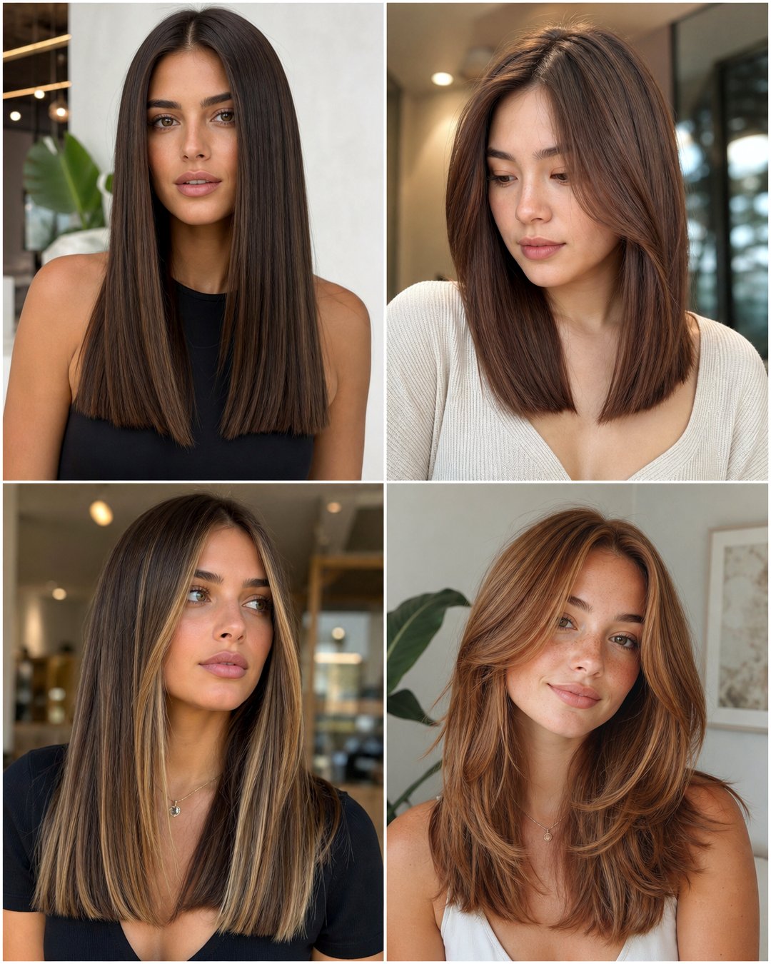 25 Stunning Long Blunt Haircuts for a Sleek Modern Look