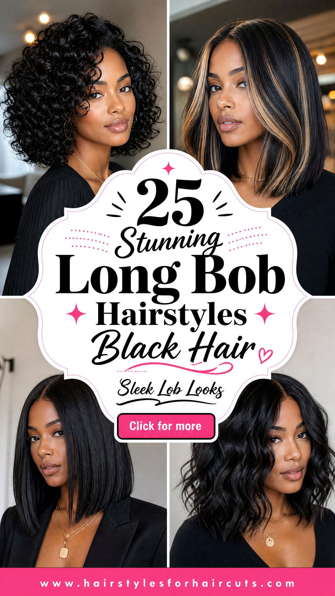 25 Stunning Long Bob Hairstyles Black Hair Ideas - 25 Stunning Long Bob Hairstyles Black Hair Ideas