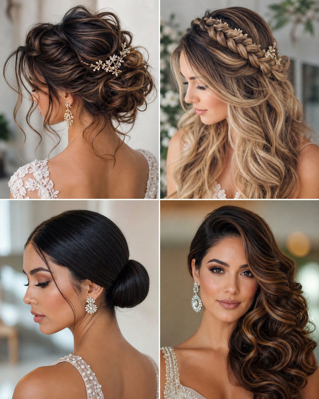 25 Stunning Long Hair Bride Hairstyles for Your Wedding