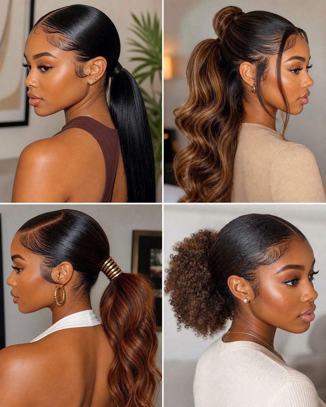 25 Stunning Low Ponytail Hairstyles for Natural Hair