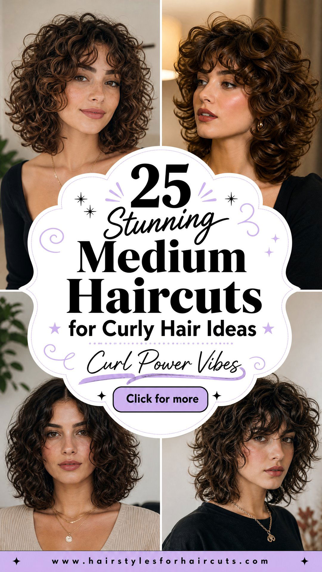 25 Stunning Medium Haircuts for Curly Hair Women - 25 Stunning Medium Haircuts for Curly Hair Women