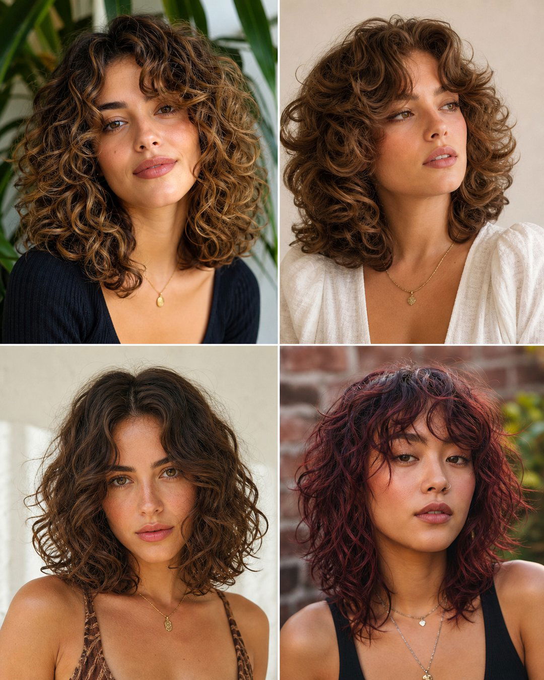 25 Stunning Medium Haircuts for Curly Hair Women