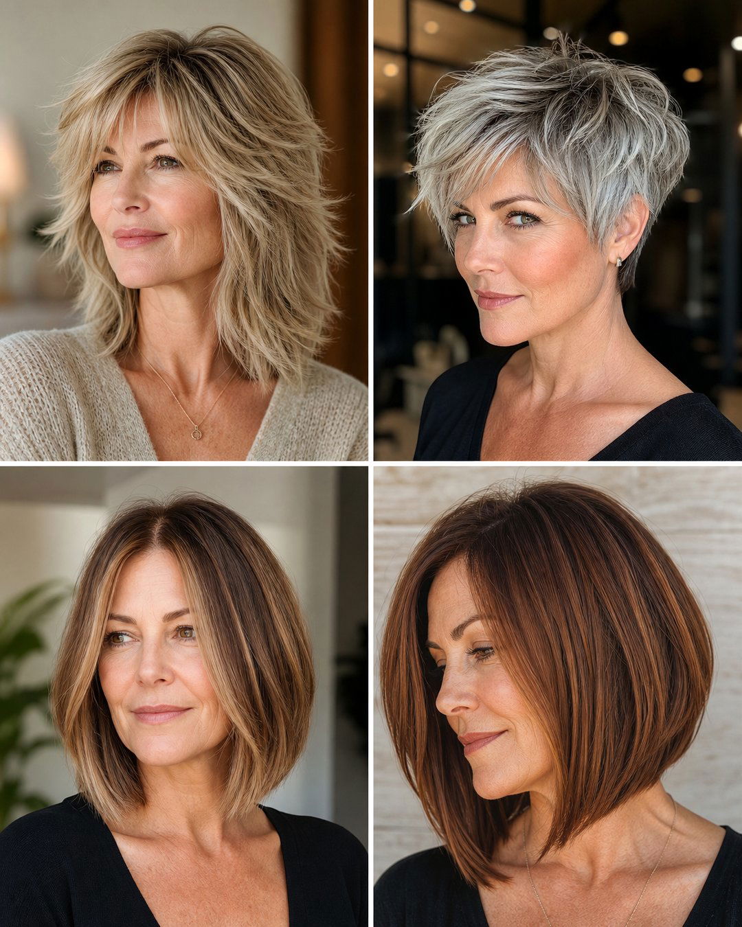 25 Stunning Medium Hairstyles for Women Over 50 in 2024