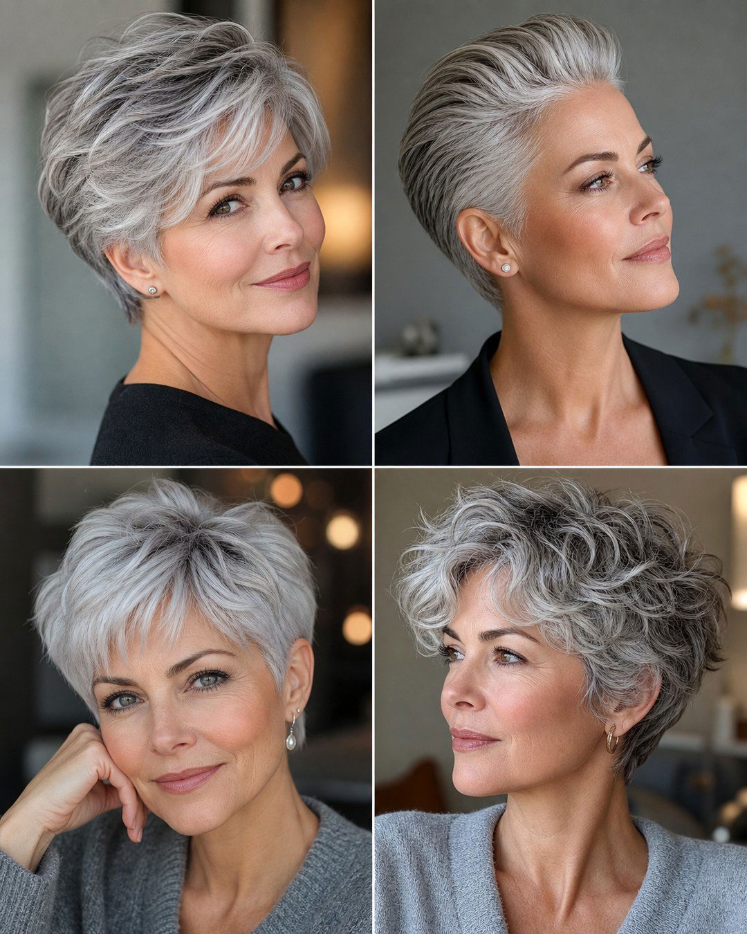 25 Stunning Pixie Haircuts Grey Hair Ideas