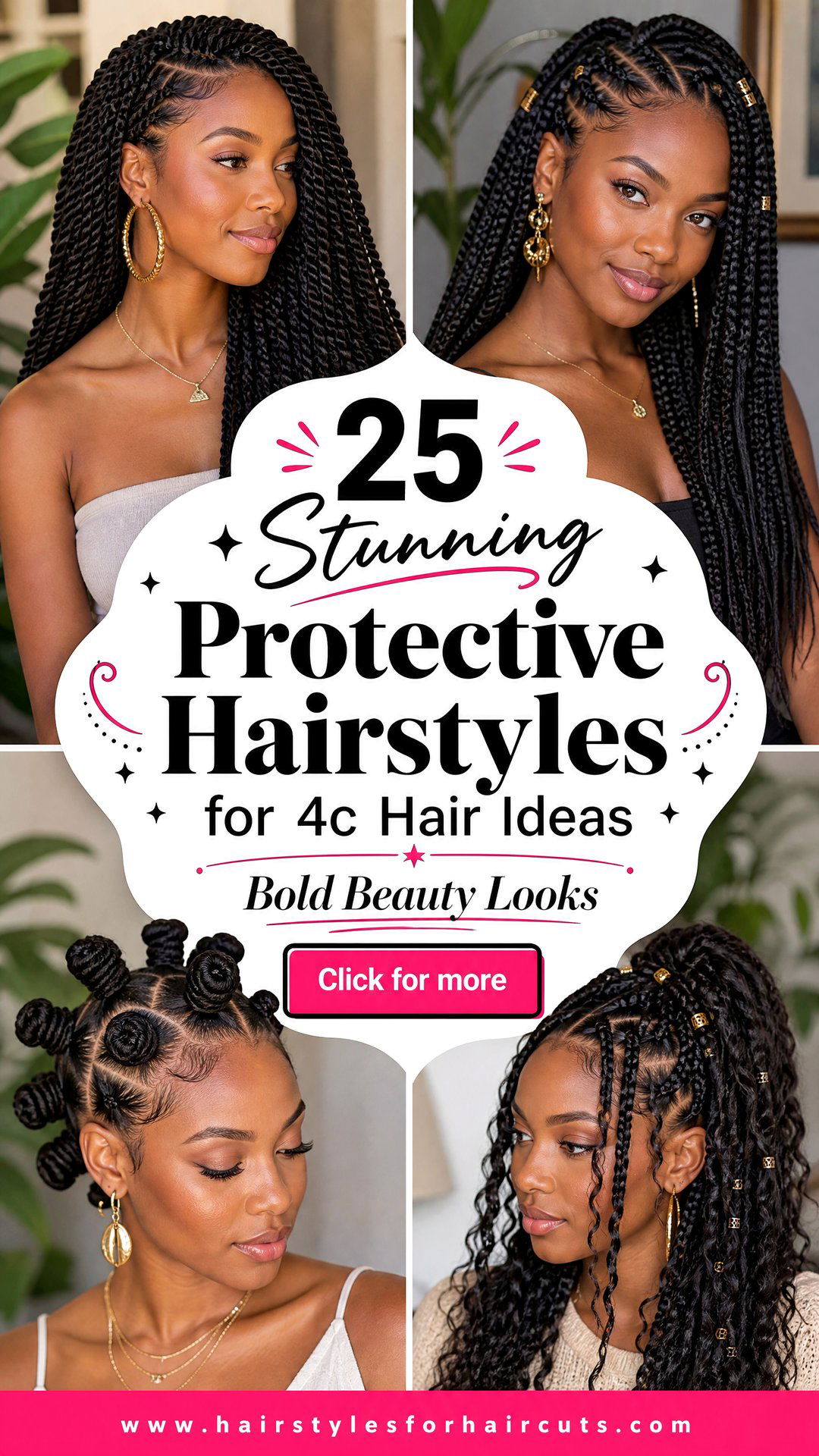 25 Stunning Protective Hairstyles for 4c Hair Ideas - 25 Stunning Protective Hairstyles for 4c Hair Ideas