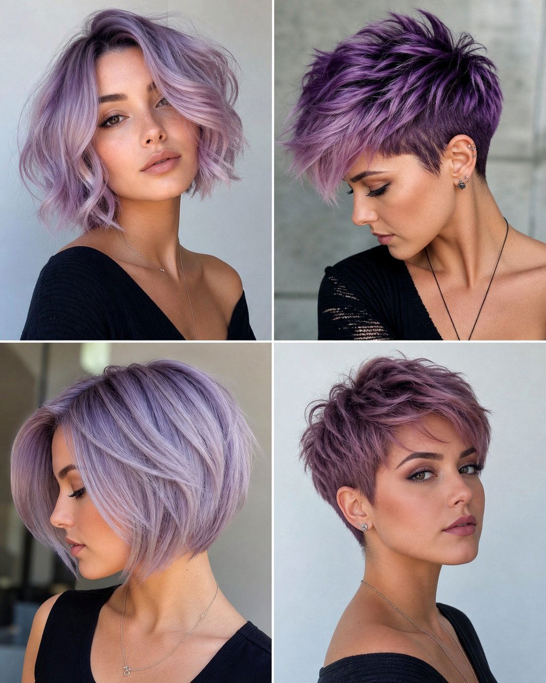 25 Stunning Purple Hairstyles for Short Hair to Try