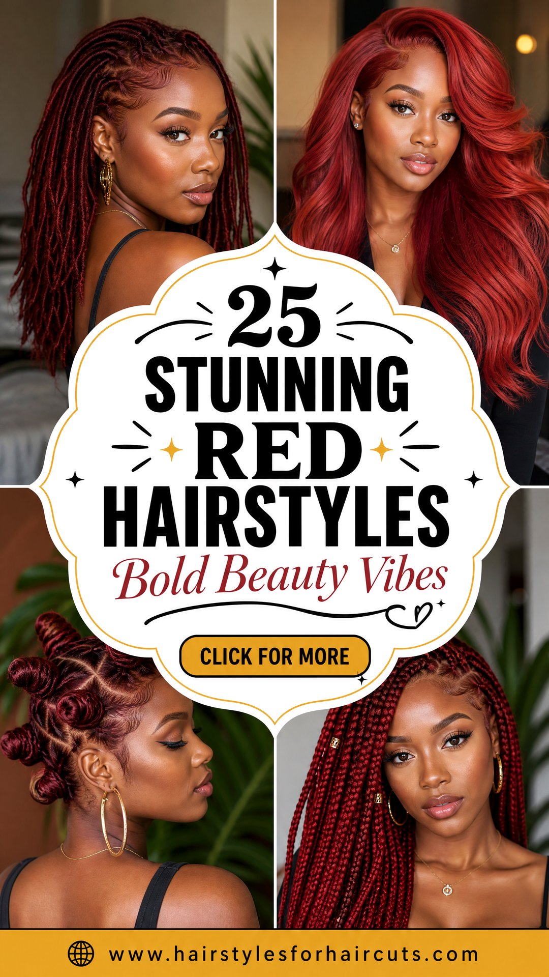 25 Stunning Red Hairstyles for Black Women to Try - 25 Stunning Red Hairstyles for Black Women to Try