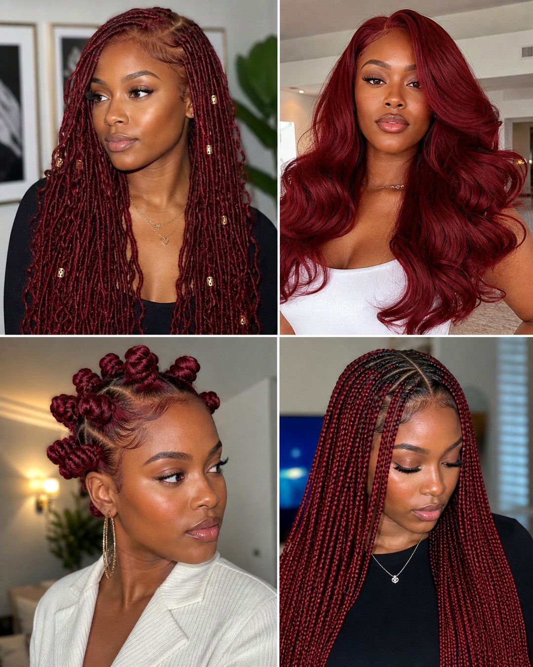 25 Stunning Red Hairstyles for Black Women to Try