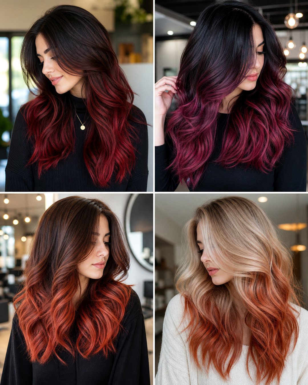25 Stunning Red Ombre Hairstyles Youll Love to Try