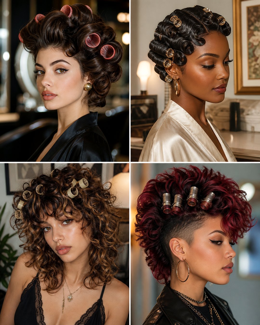 25 Stunning Roller Set Hairstyles for Medium Length Hair