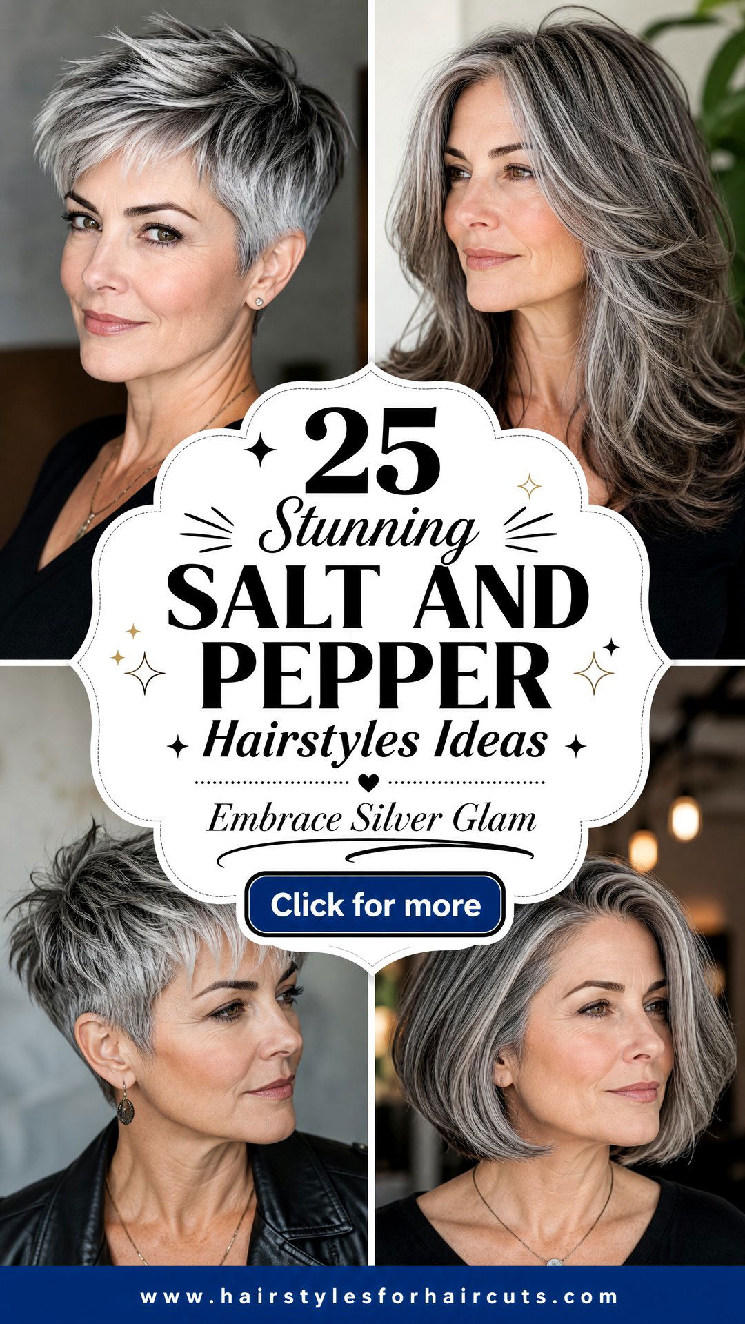 25 Stunning Salt and Pepper Hairstyles to Embrace Gray - 25 Stunning Salt and Pepper Hairstyles to Embrace Gray