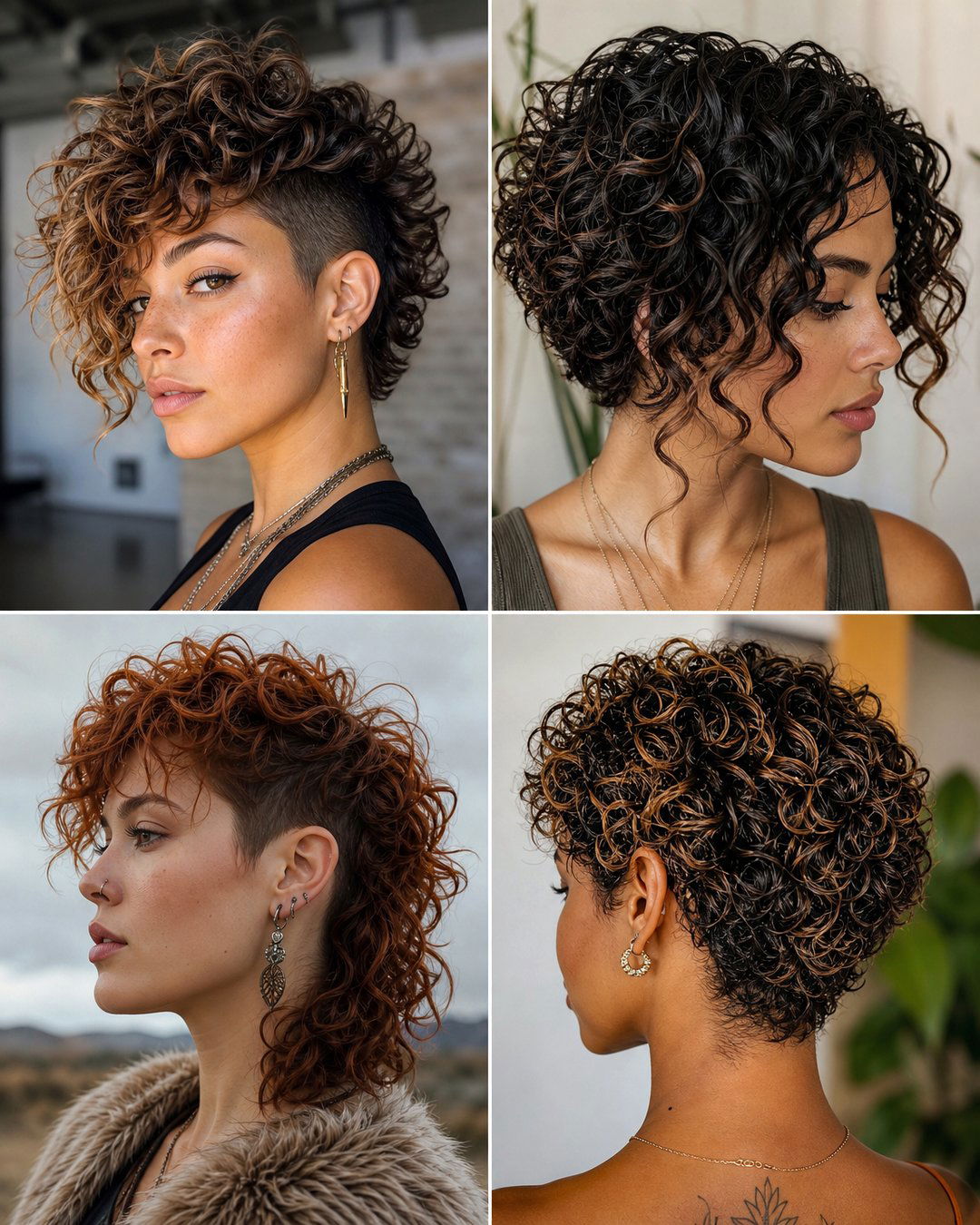 25 Stunning Short Back Long Front Haircuts Curly Hair Ideas