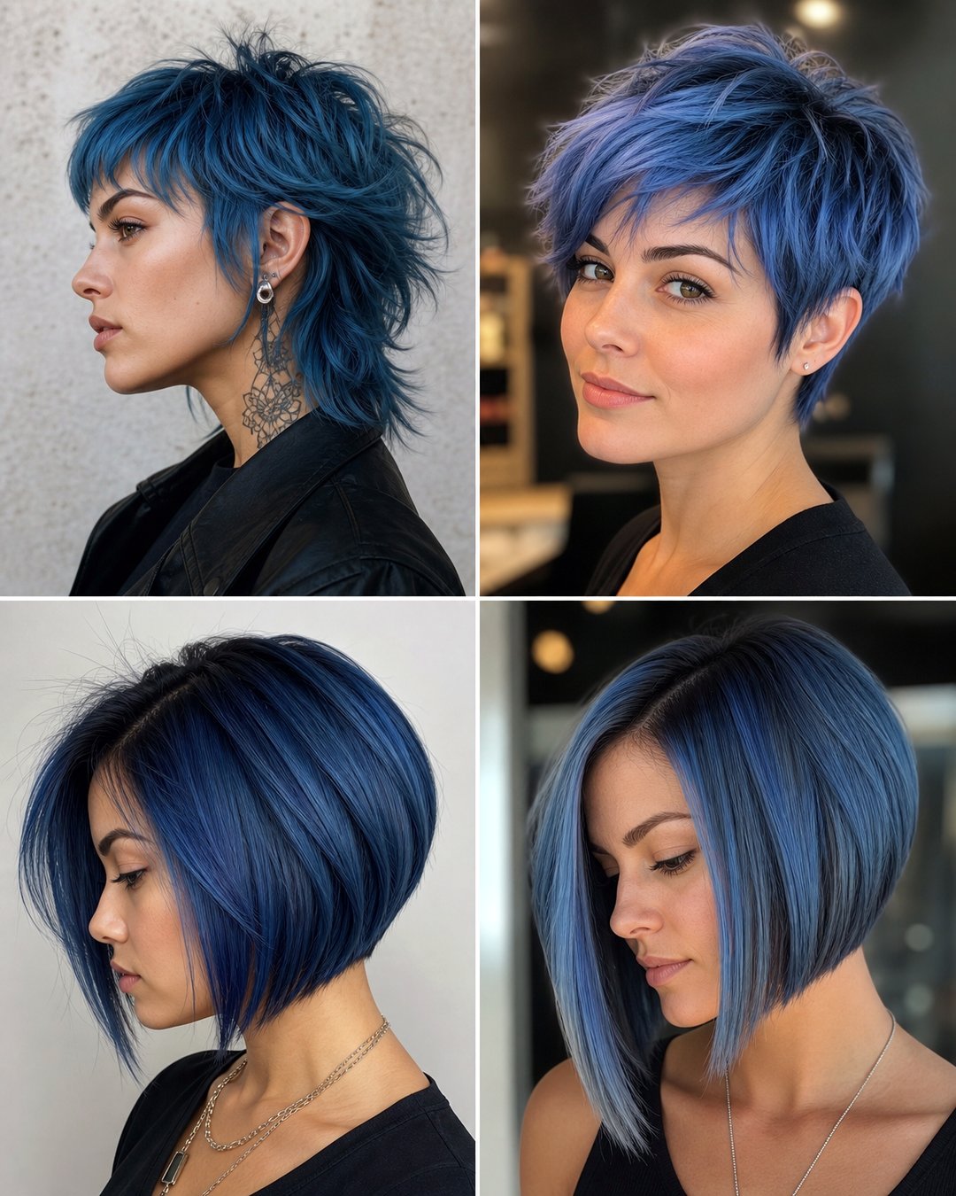 25 Stunning Short Blue Hairstyles to Inspire Your Next Look