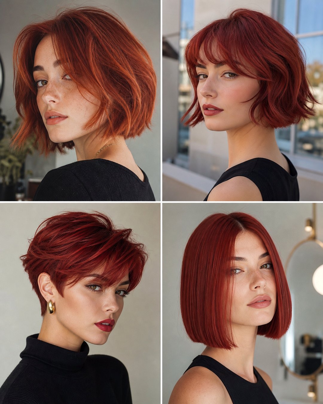 25 Stunning Short Haircuts for Red Hair to Try in 2025