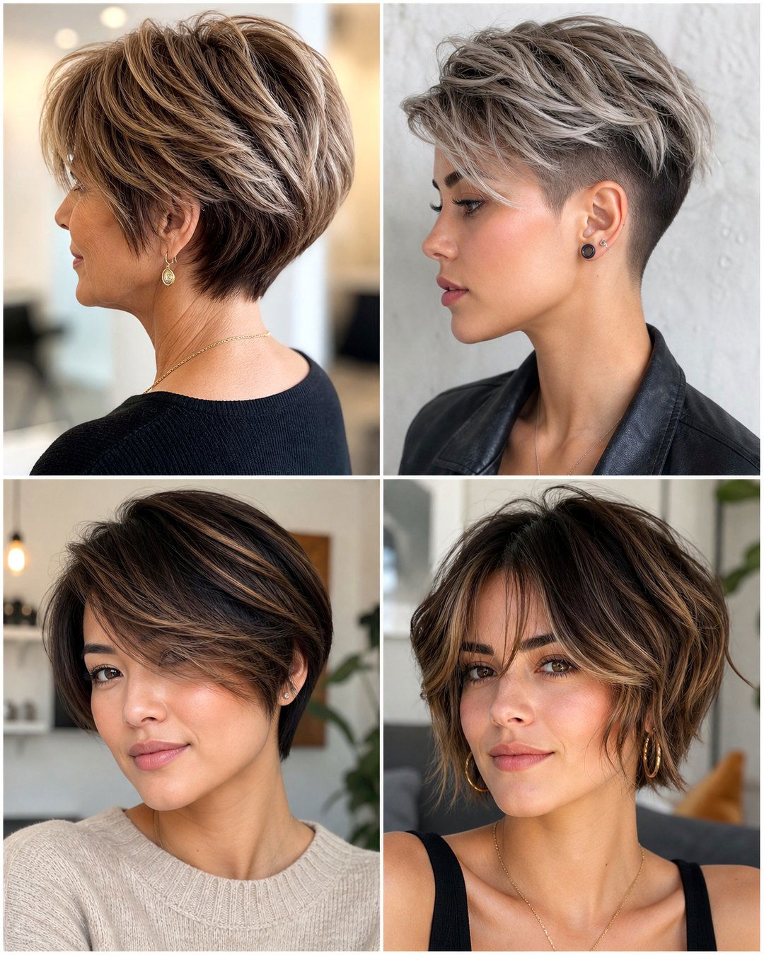 25 Stunning Short Haircuts for Women with Layers