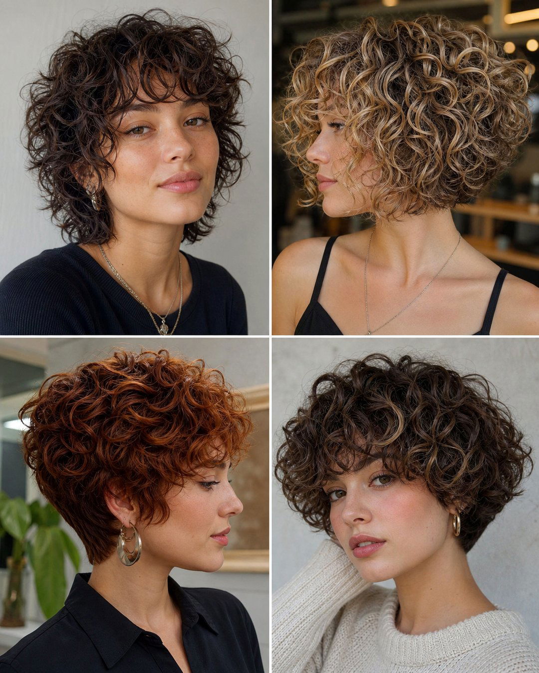25 Stunning Short Layered Haircuts for Curly Hair Ideas